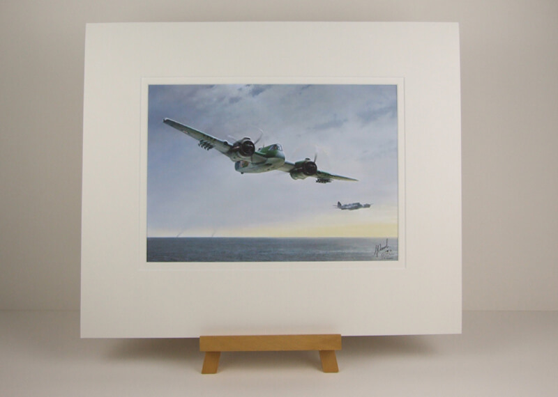 Bristol Beaufighter aviation picture by Gary Saunt mounted for sale
