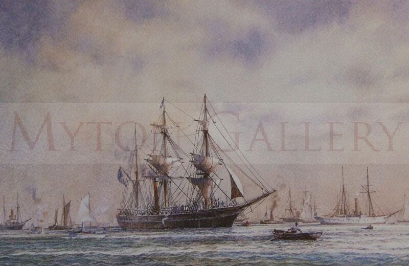 david bell tall ship discovery off cowes