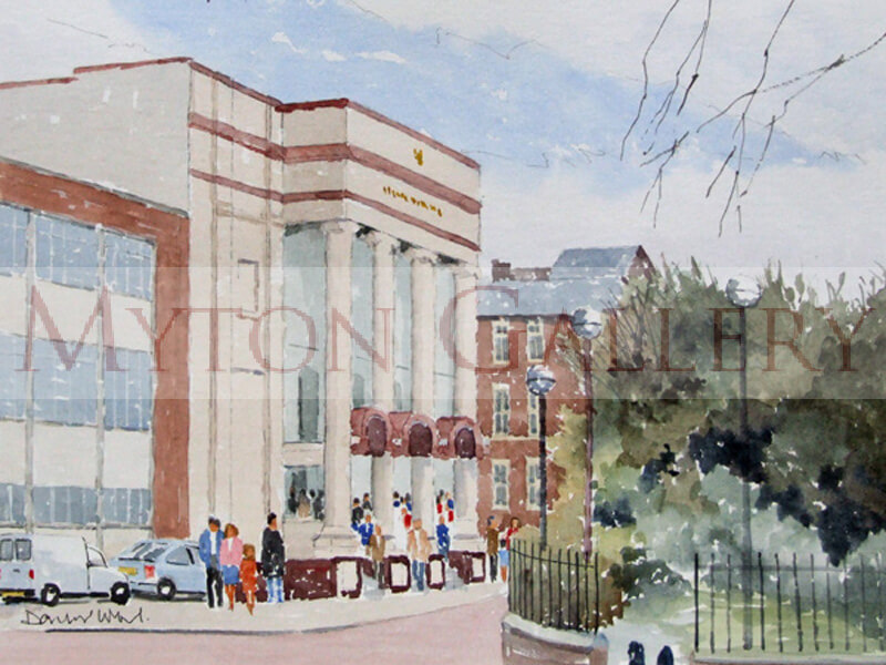 New Theatre, Hull painting by artist David Work