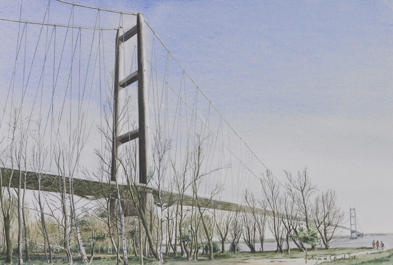 Humber Bridge North Tower picture by John Gledhill
