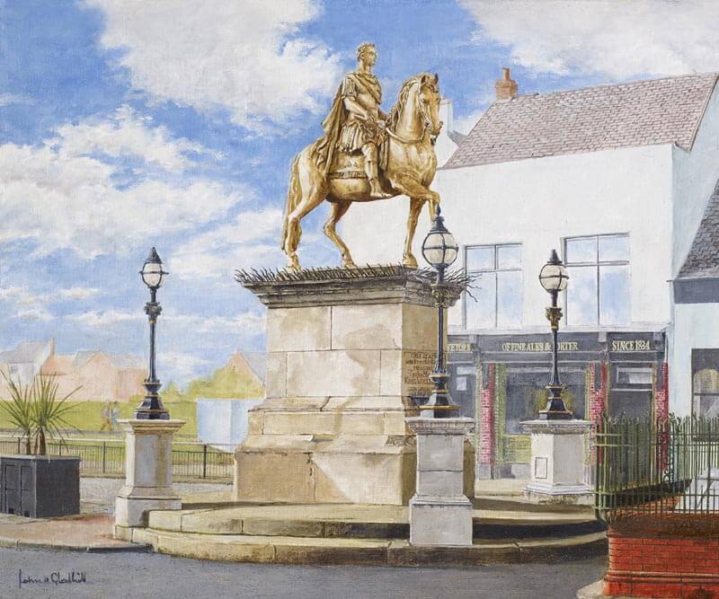 King William statue, Hull - print at Myton Gallery