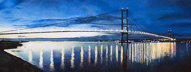 Humber Bridge Reflections by Martin Jones