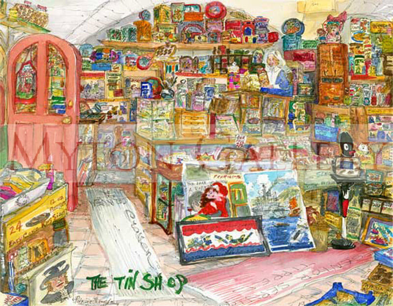 The Tin Shop picture by artist Patricia Thompson