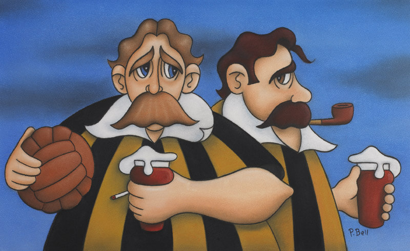 Hull City Football fine art print by artist Peter Bell