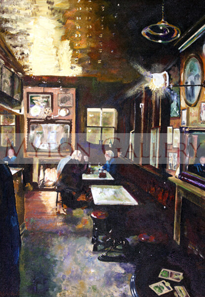 Nellies Main Bar, White Horse pub Beverley picture by artist Sarah Chadwick