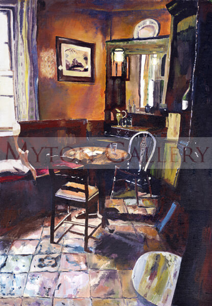 Nellies, White Horse Pub, Beverley original painting by artist Sarah Chadwick