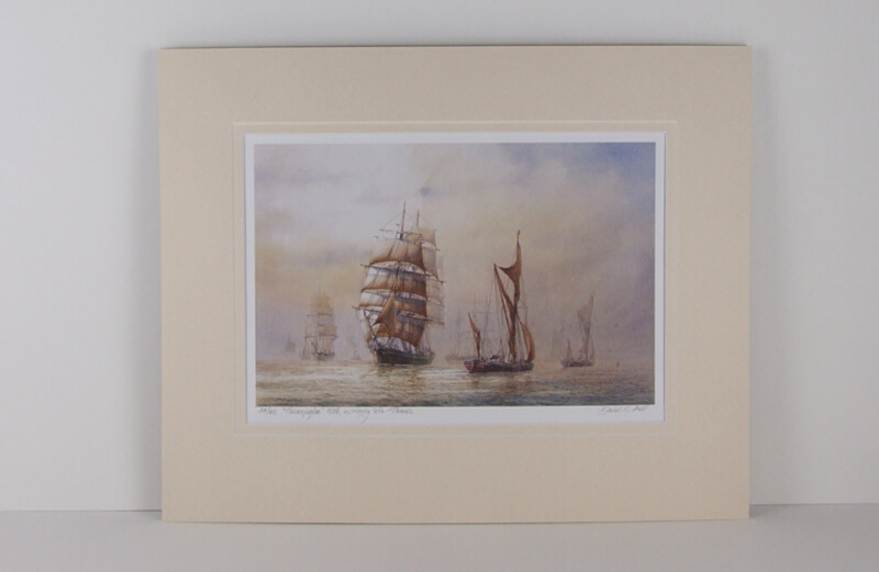 thermopylae tall ship david bell mounted for sale